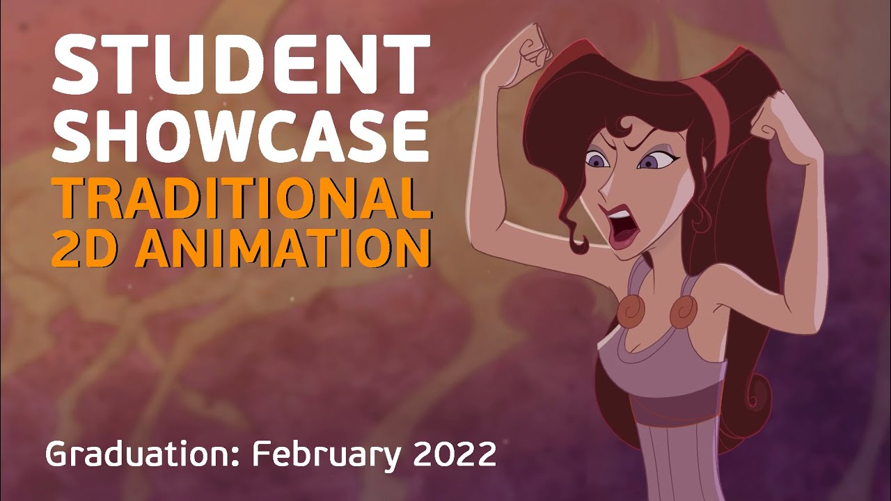Students showcase. Traditional 2D animation. Graduation: February 2022