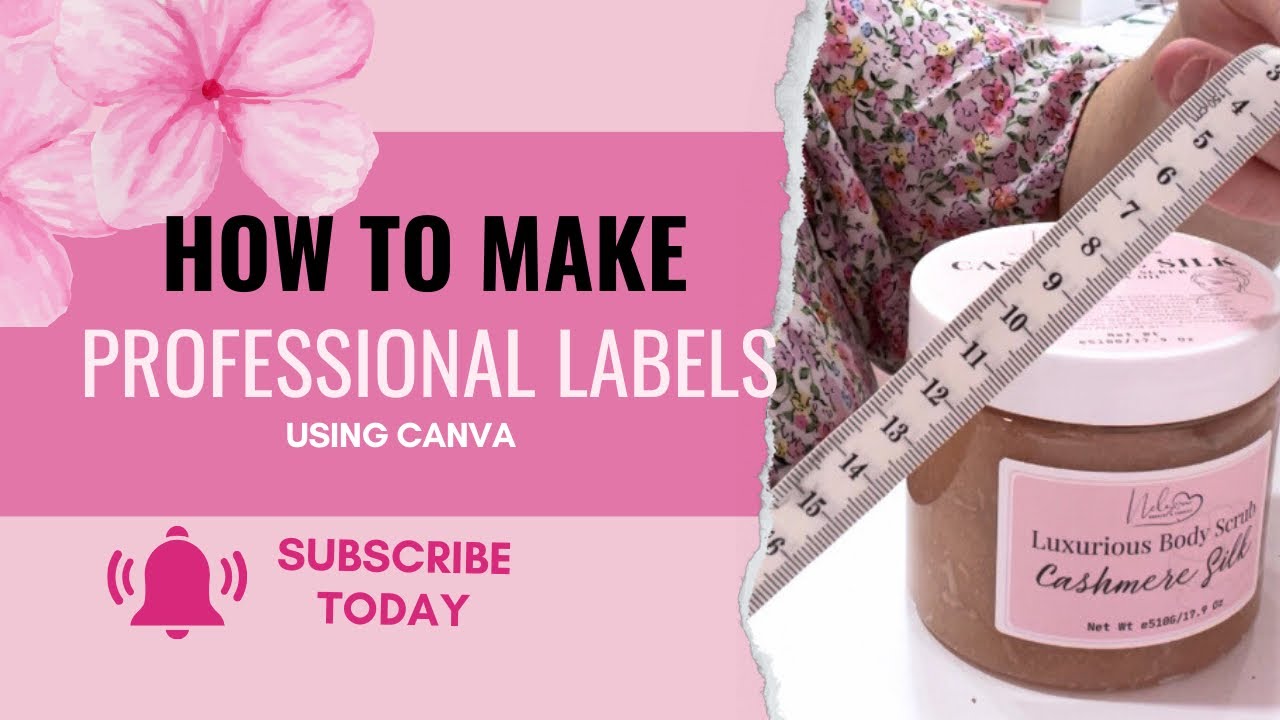 How to make a professional label for your cosmetic brand