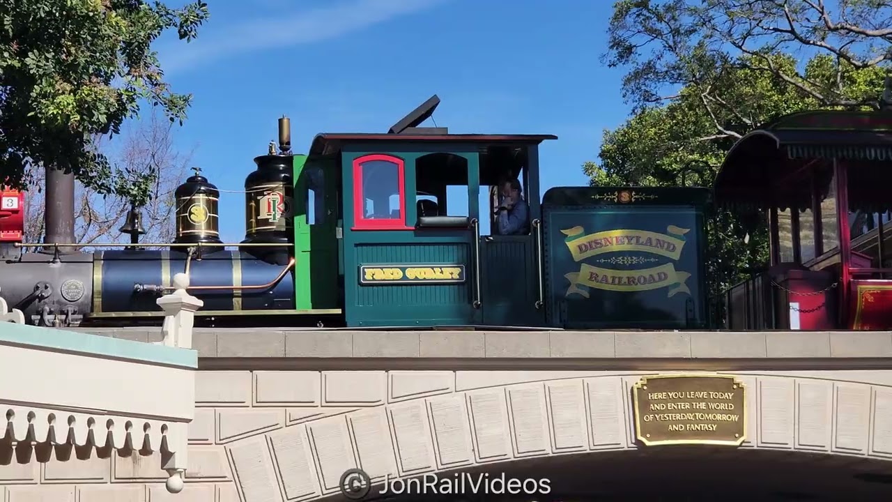 2/22/26 The Disneyland Railroad: Fred Gurley 3 departs Main Street station-1