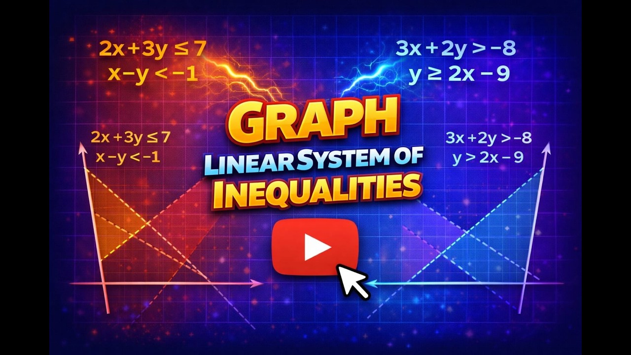 Graph Linear System of Inequalities شرح درس