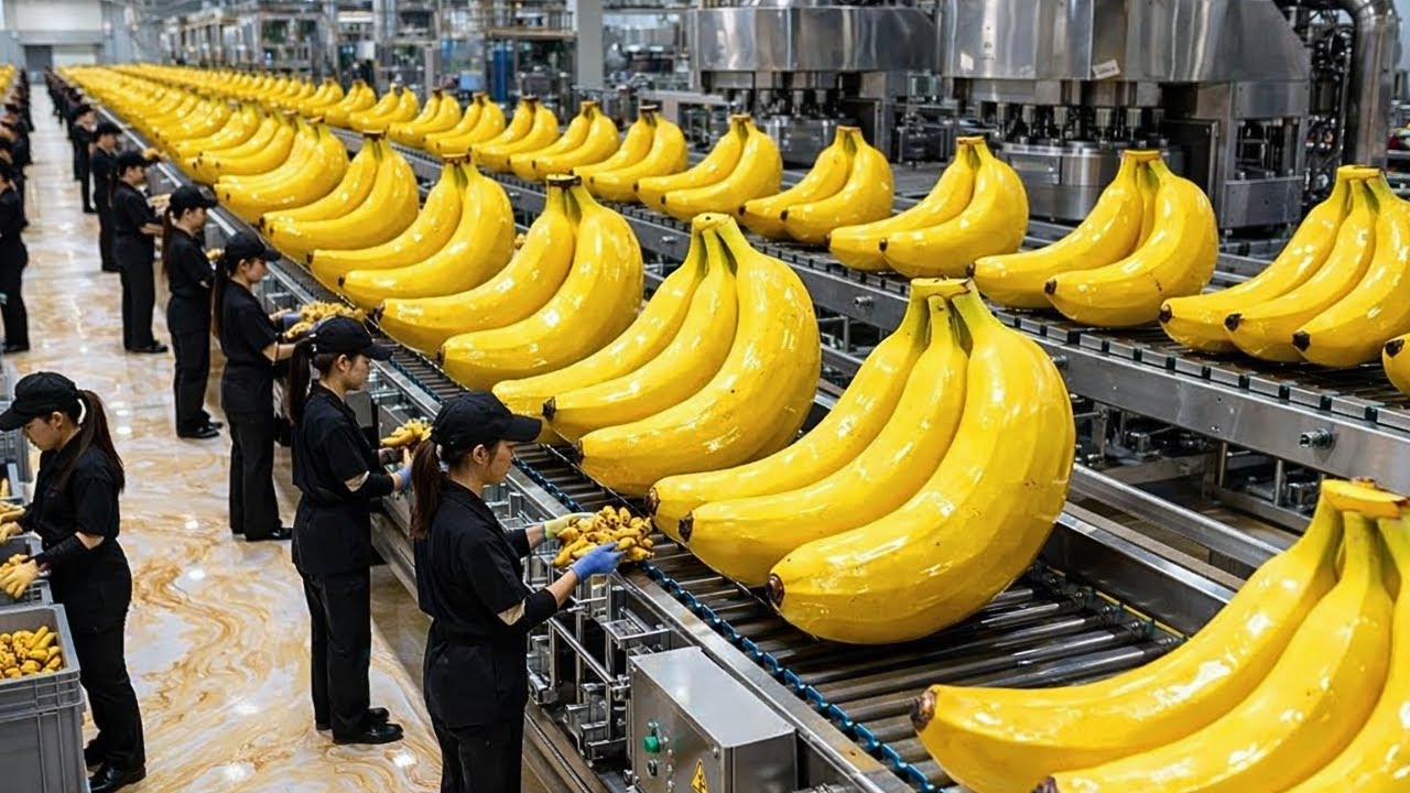Inside the banana chips factory full process revealed