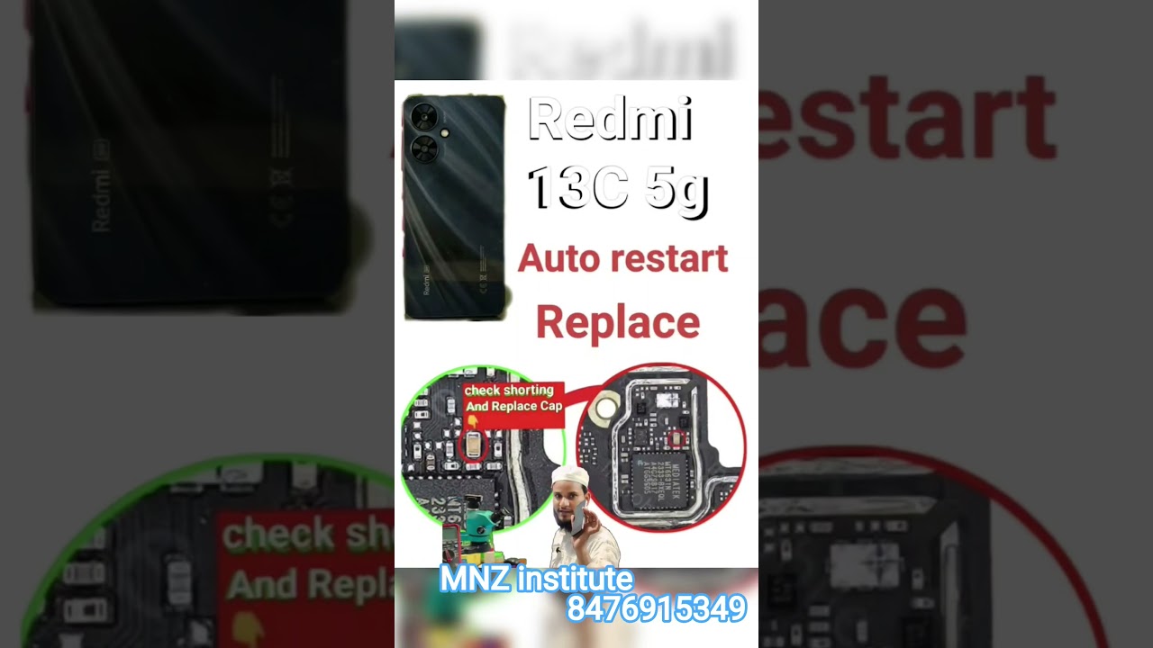 Redmi Mobile logo Restart problem Fix || Redmi 13C 5G Restart problem jumper #mnz