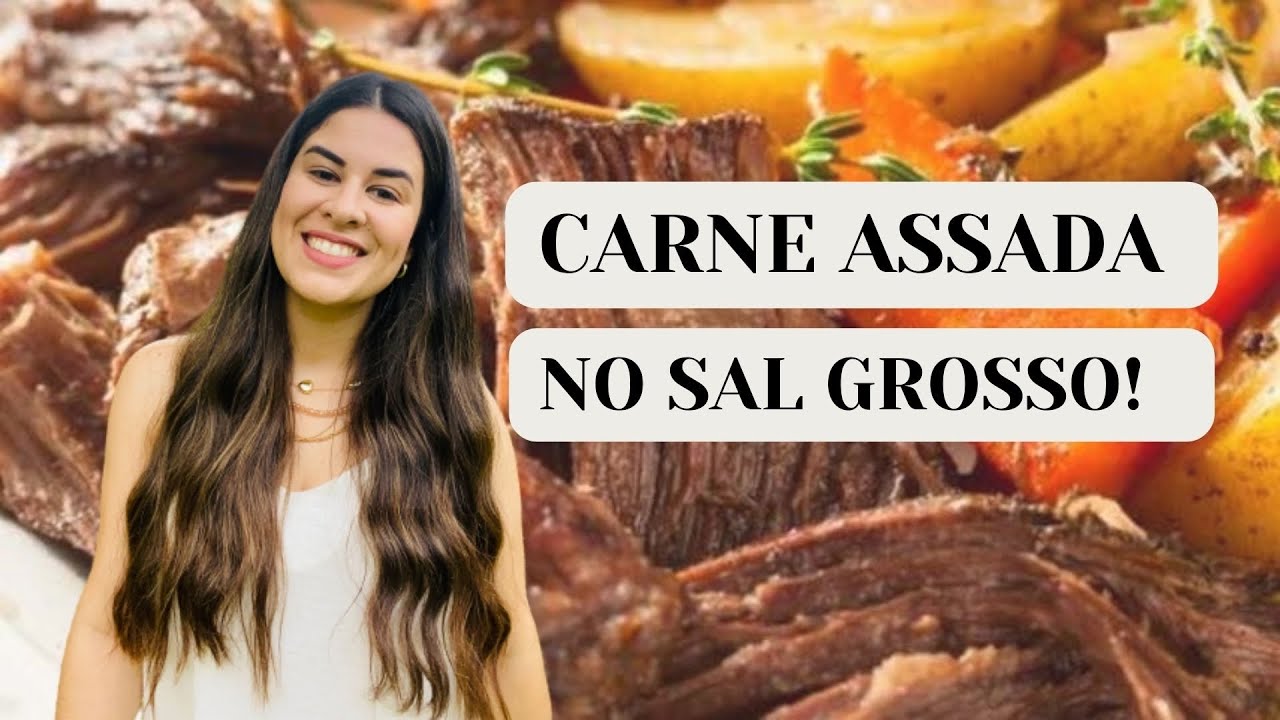 CARNE ASSADA NO SAL GROSSO NO FORNO FICA UMA DELÍCIA SUPER FÁCIL DE FAZER