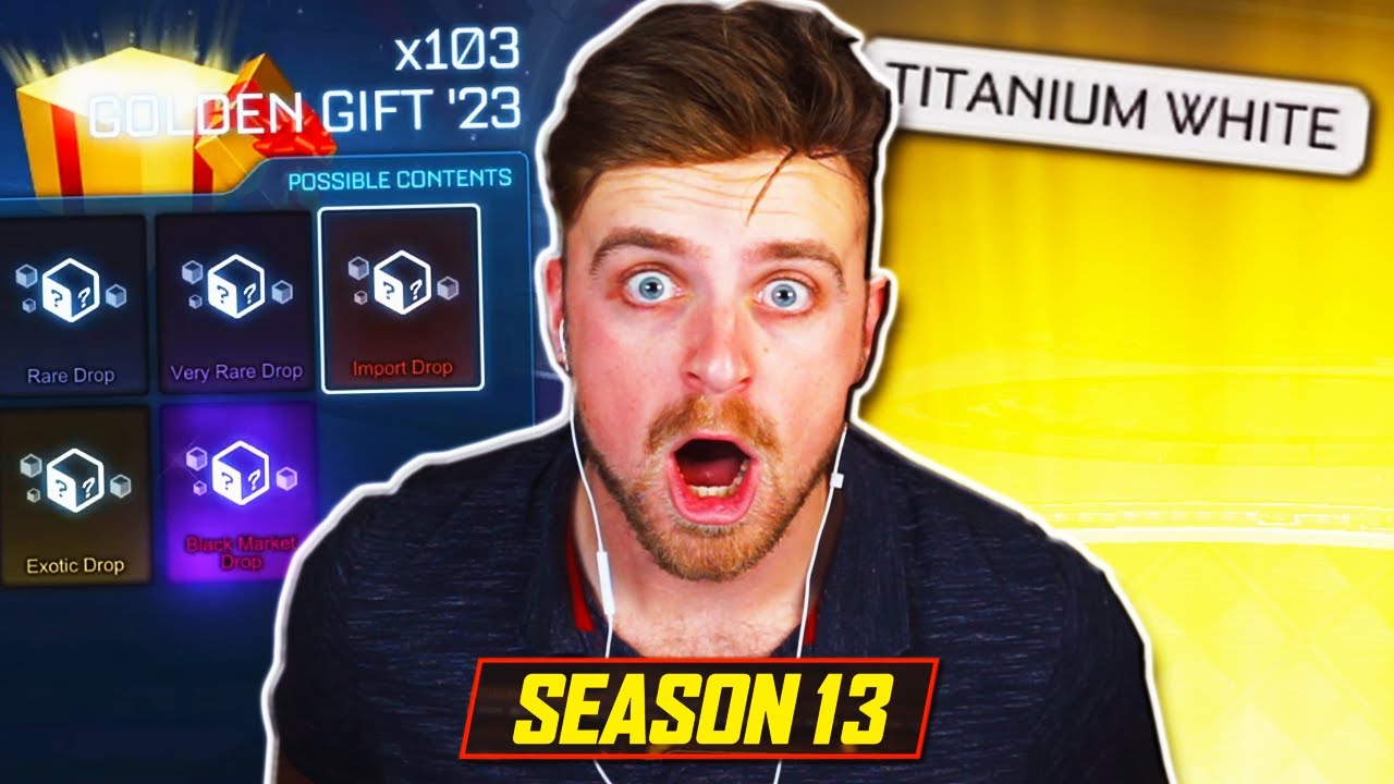 How Has My Crate Luck in Rocket League Gotten EVEN BETTER?! | Season 13 Golden Gift 23 Opening!