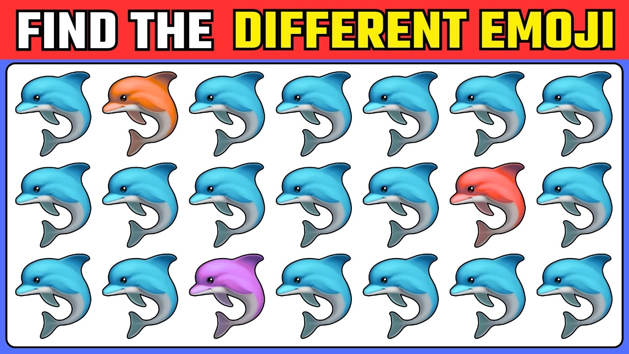 🟥🕵️‍♂️🧠FIND THE DIFFERENT EMOJI – Various Emoji Challenge Edition ONLY GENIUSES GET IT RIGHT!