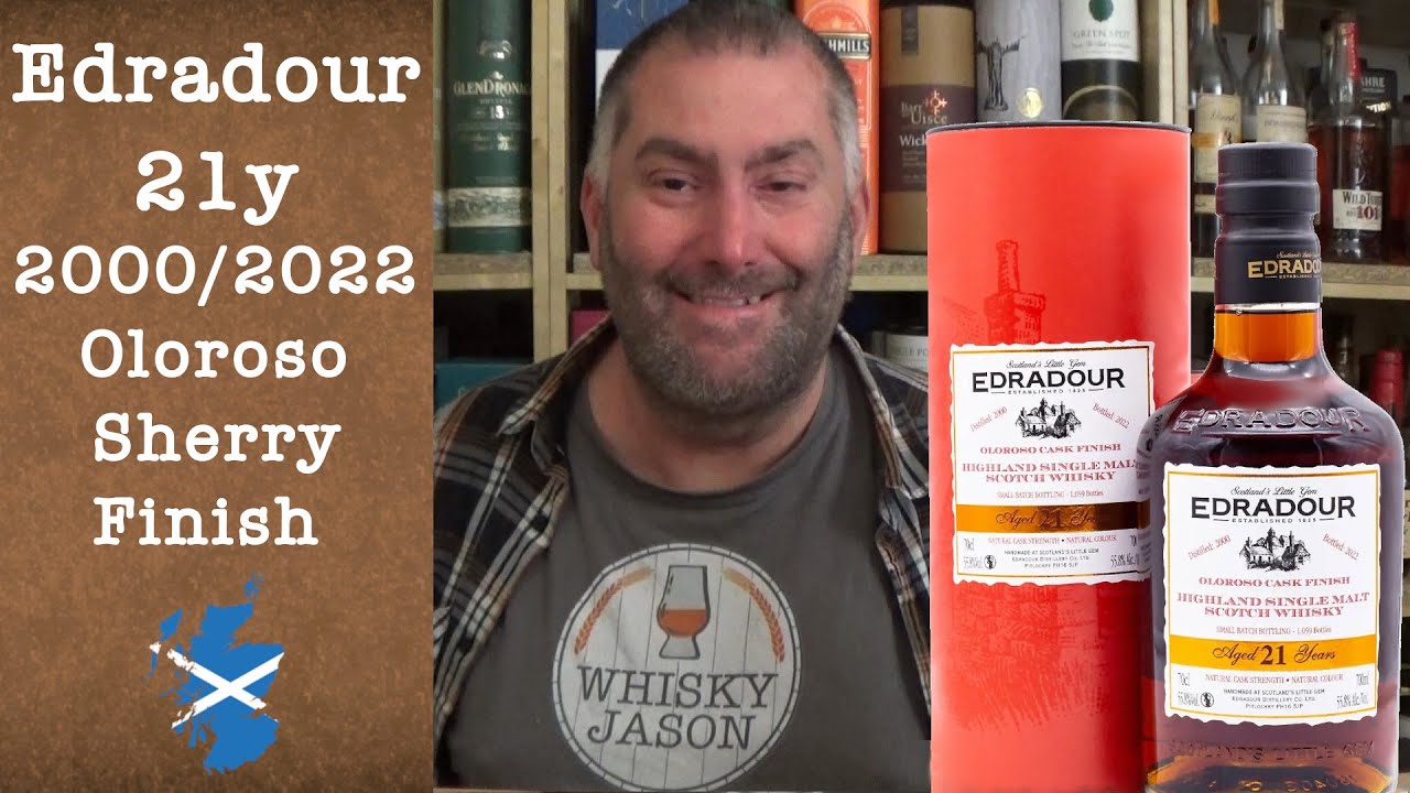 Edradour 21y 2000/2022 Oloroso Sherry Finish 3154+3155 Single Malt Scotch Verkostung von WhiskyJason