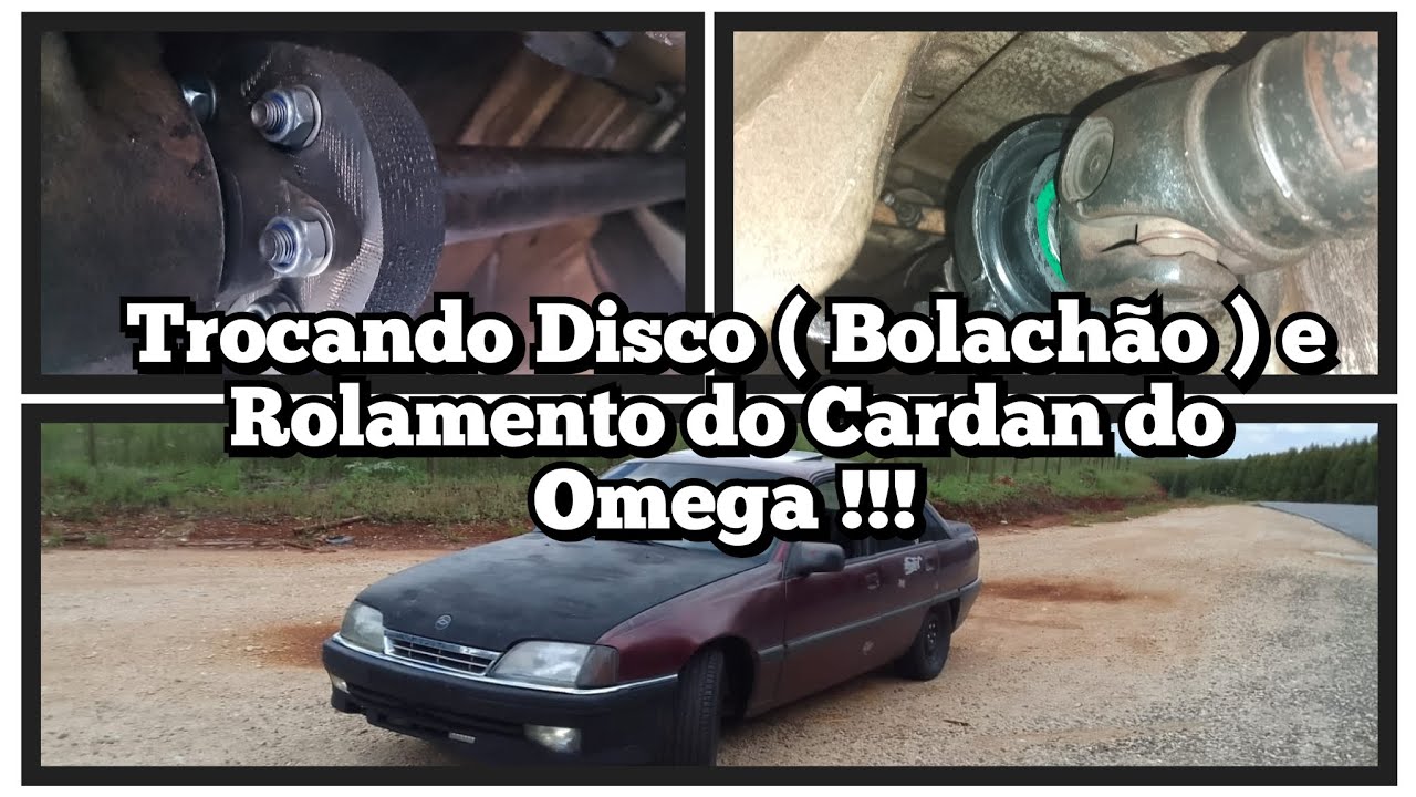Manutenção no Cardã do Omega !!! Trocando Bolachão e Rolamento !!! 