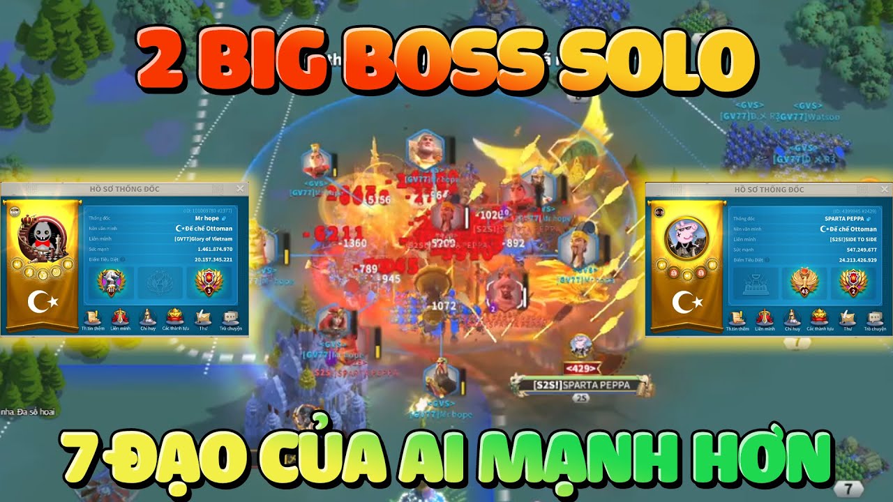 Mr Hope 1 vs 1 Peppa - #2377 vs #2429 7 Đạo 2 Boss Mạnh Quá Không Biết Nên Swarm Ai Trước