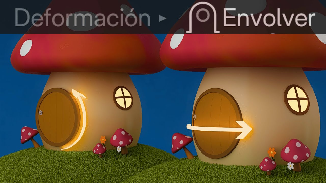 Shrinkwrap / Envolver: cómo adherir objetos a superficies | Blender