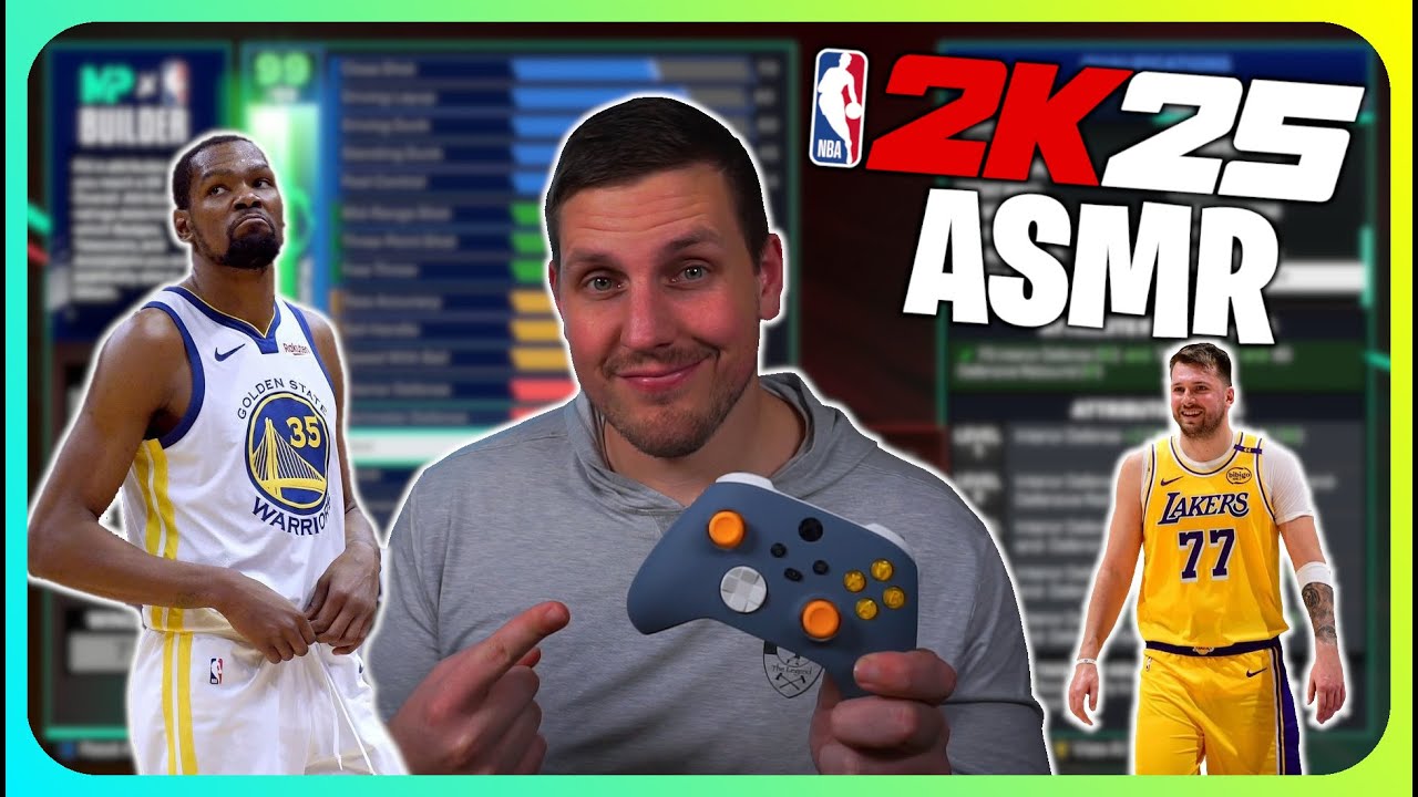 (ASMR) NBA 2K25: новый сезонный конструктор! (Шёпотом)