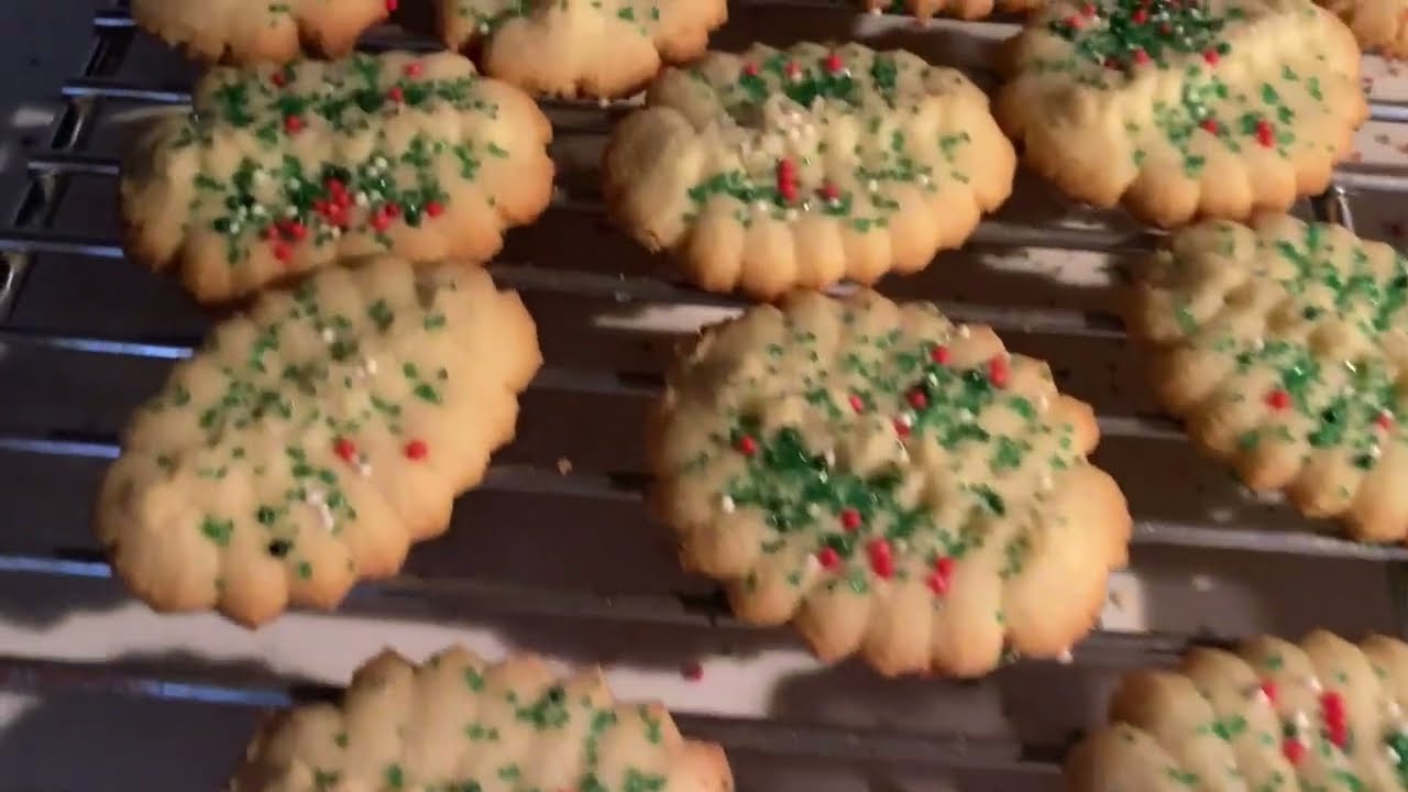 Easy Spritz German Christmas Cookies