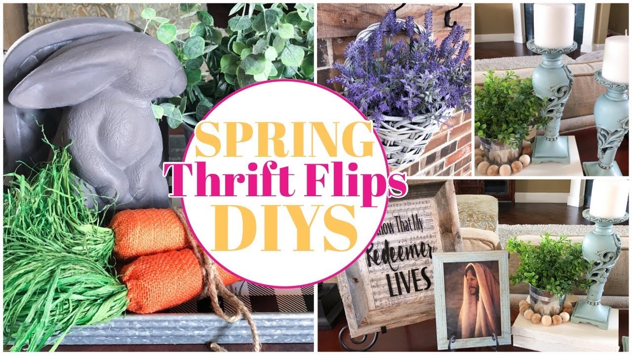 4 EASY BREEZY SPRING DIY ROOM DECOR THRIFT FLIPS