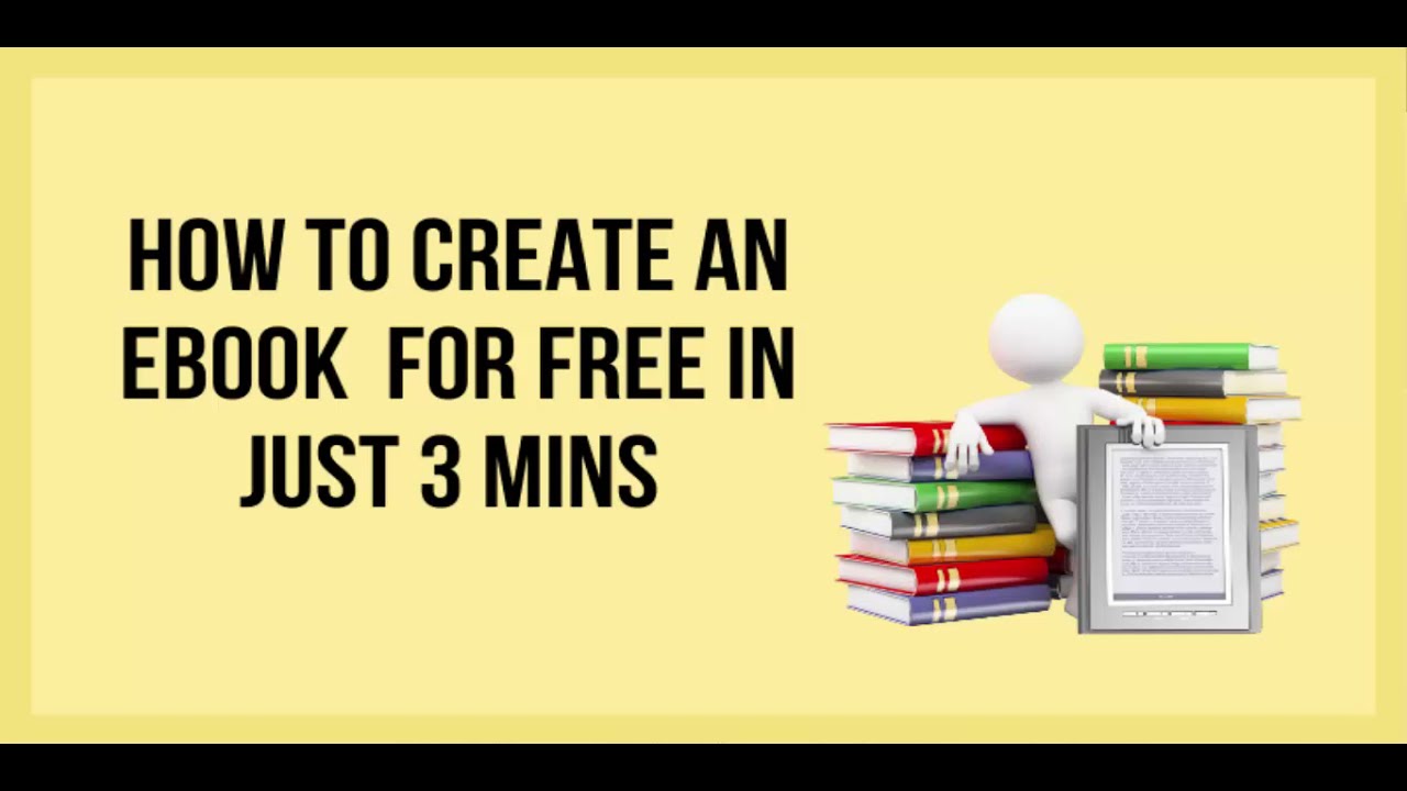 How To Create Stunning Professional Ebook For Free In Minutes