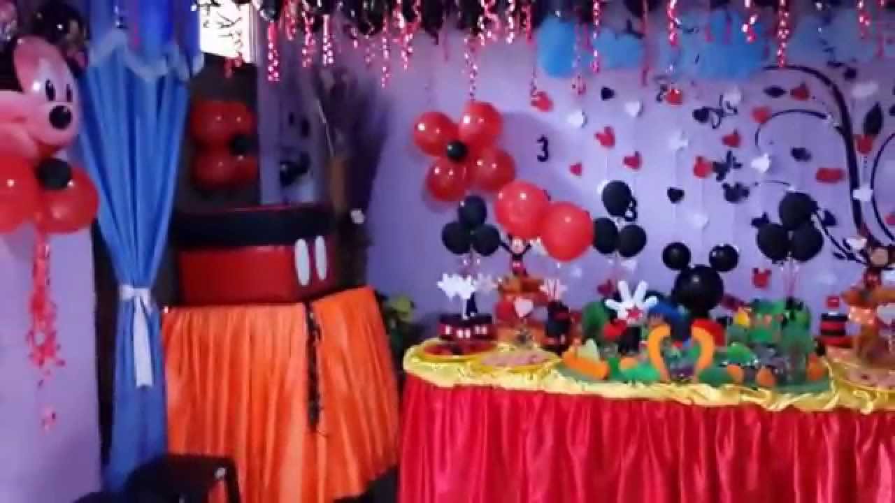 Fiesta Tematica _ La casa de Mickey Mouse