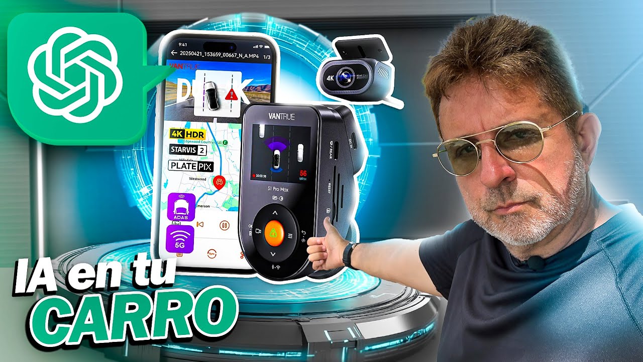 ¿Esta cámara puede salvar tu auto? • Vantrue S1 Pro Max • Es Inteligencia Artificial en Tu Carro