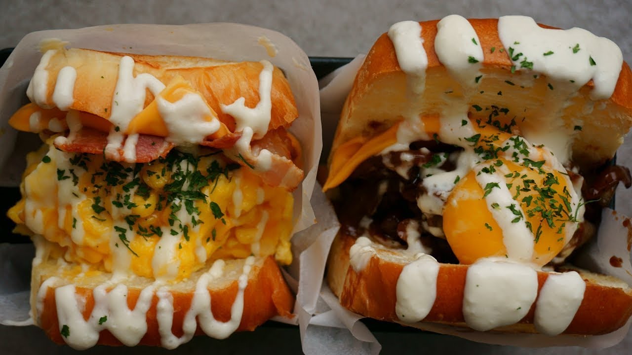 외국까지 소문난 길거리토스트 만들기! ft.에그드롭 Korean Street Food Toast | 데라세르나