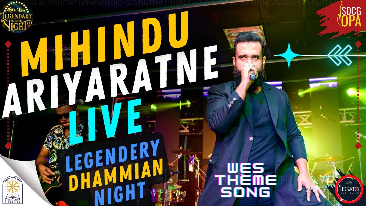 Mihindu Ariyaratne Live | Wes Theme Song | Dhammian Night 🔥
