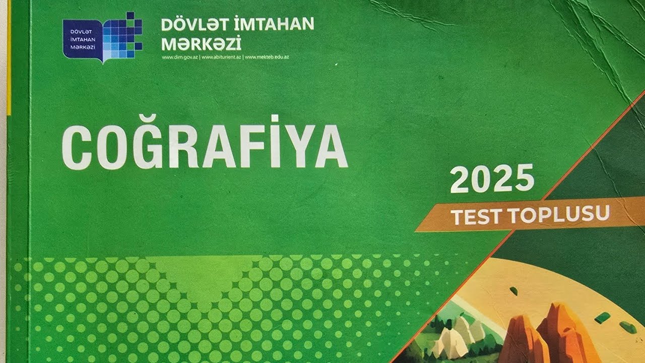 Materiklərin fiziki - coğrafi mövqeyi, relyefi - Part 6  - açıq tipli suallar