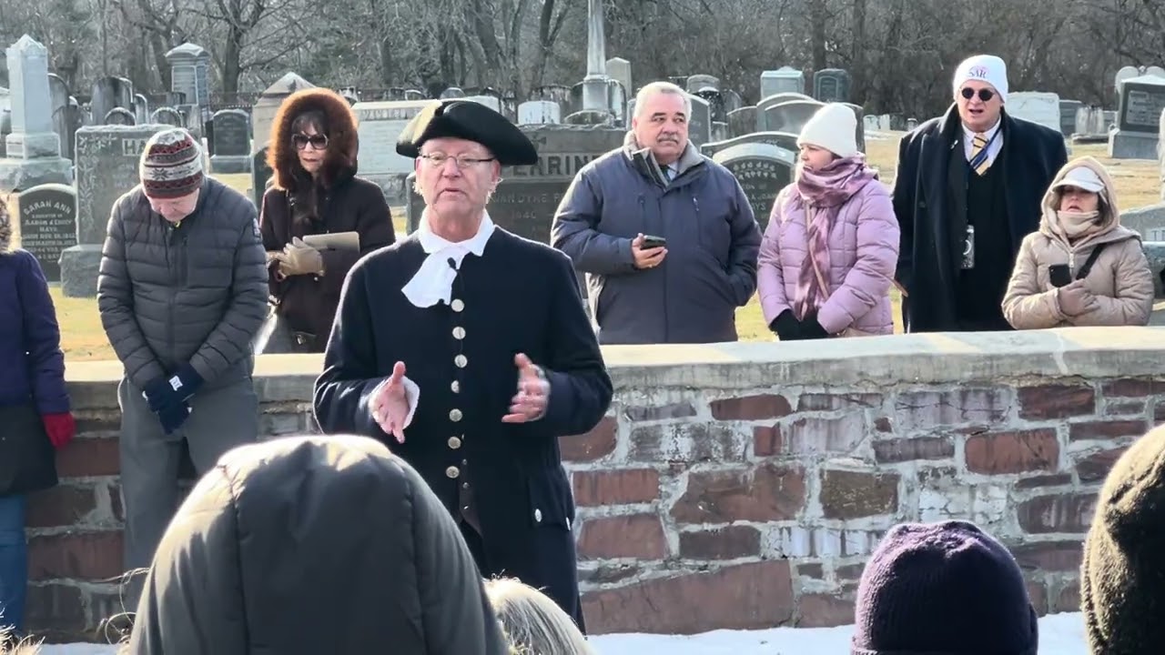 Preamble - Conference On Horseback - Kingston NJ by George Luck Jr. - Kingston during the Revolution