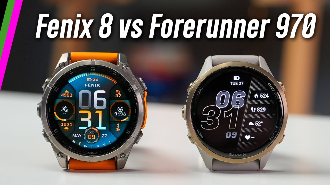 Garmin Forerunner 970 vs Fenix 8 // Striking Similarities!