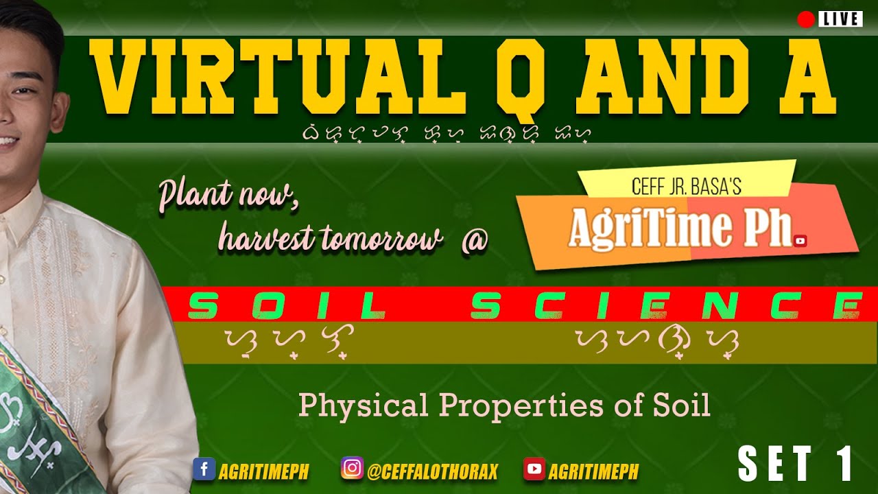VIRTUAL Q AND A | SOIL SCIENCE | SET 1 | Licensure Examination for Agriculturist Practice Test
