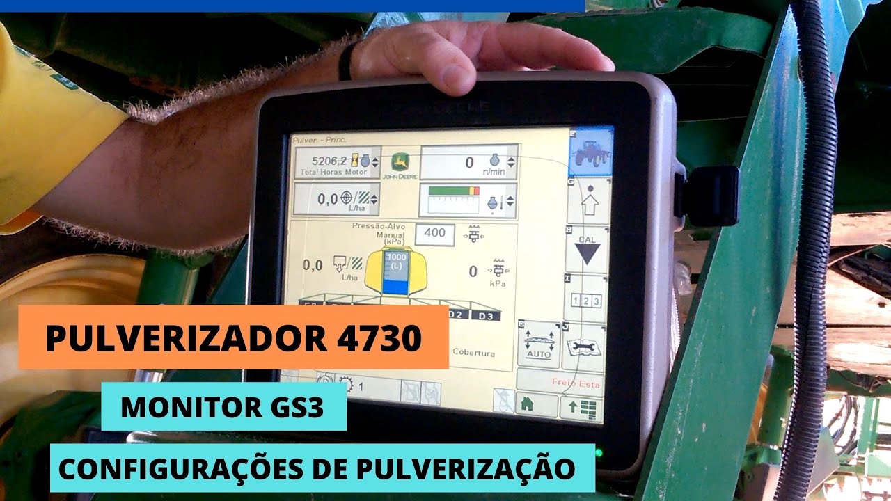 Configurações de Pulverização do 4730