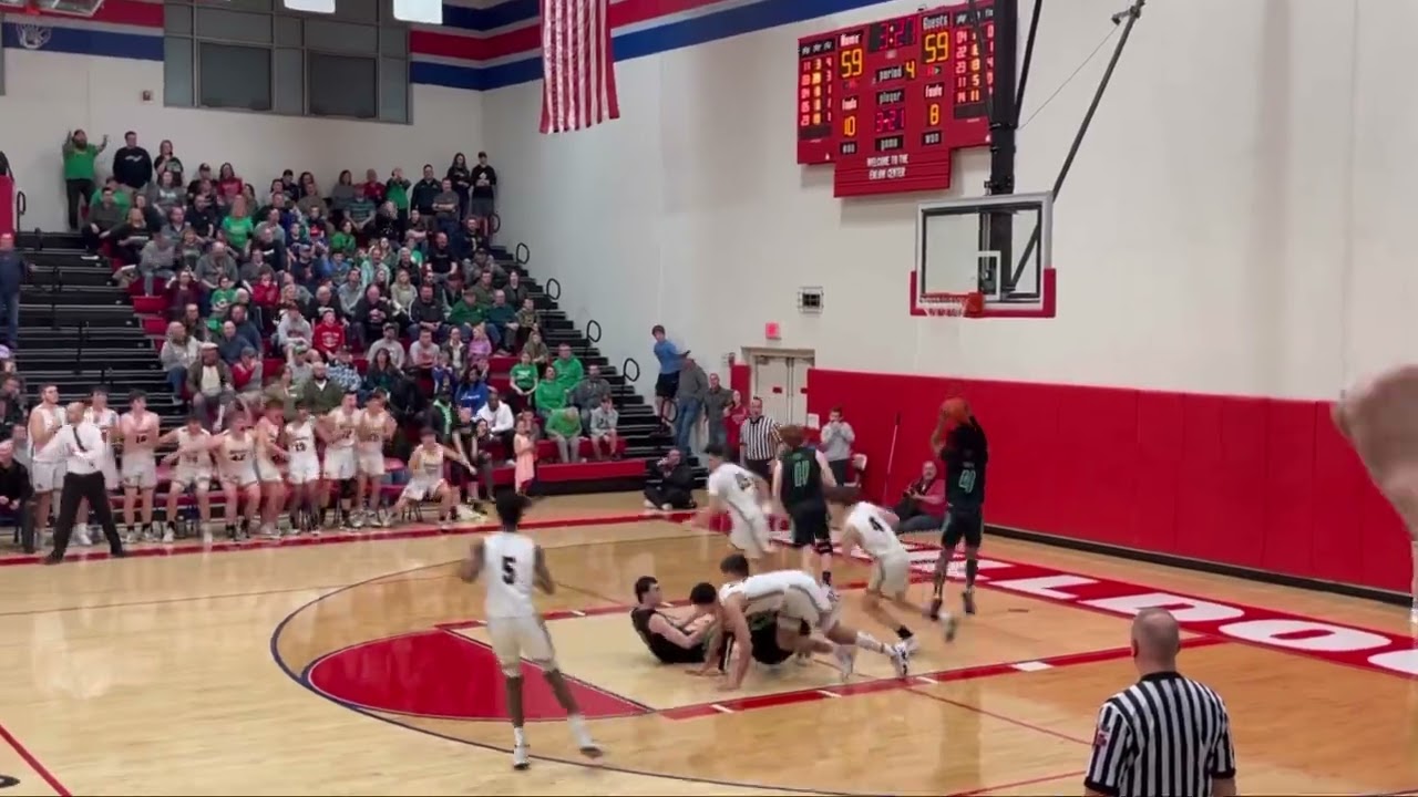 Tuscola Warriors vs. Meridian Hawks Varsity Boys Basketball Highlights - Sectional Championship