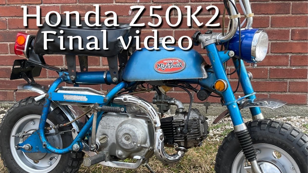 Honda Z50K2 - final video #3 and ride