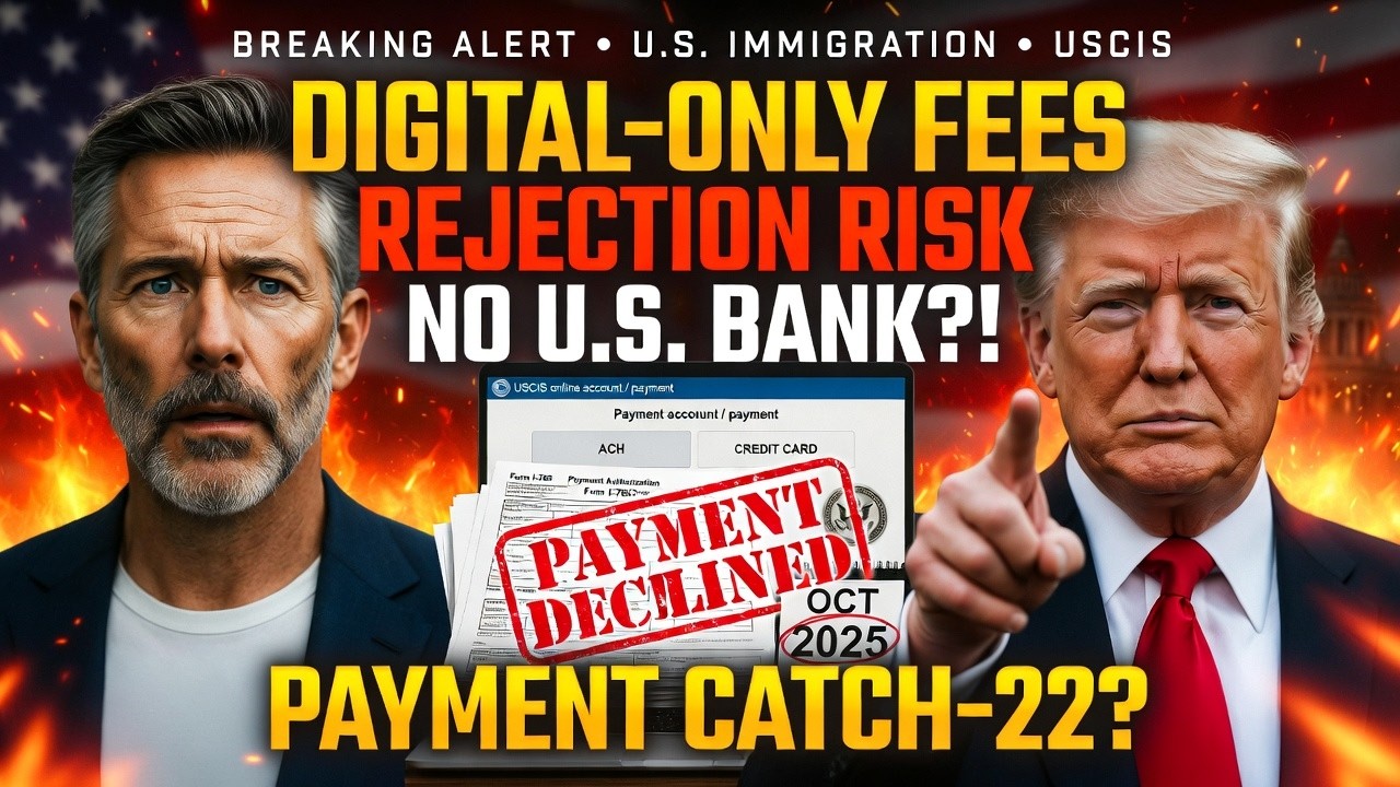 BEWARE! F-1/STEM Workers Face Rejection Risk After USCIS Fee Payments Go Digital? #usimmigration