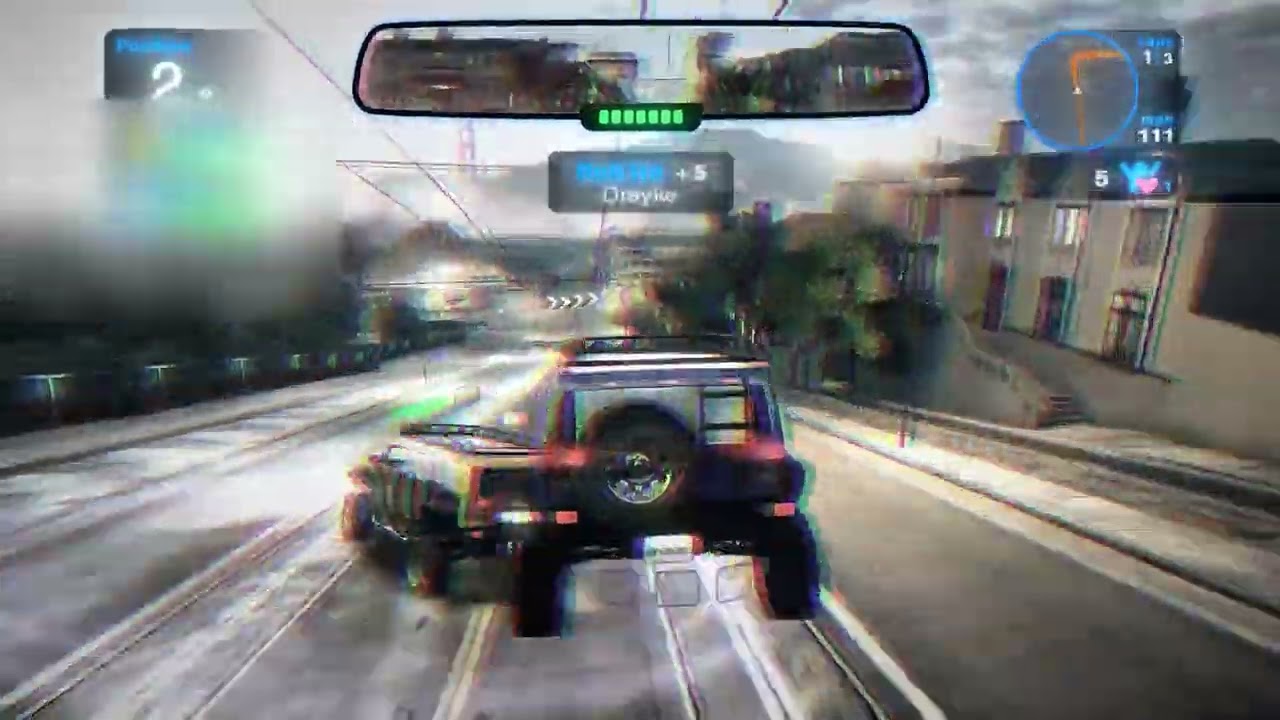 Racing Drayke in a One-on-one event (Blur Rivals from Career Mode - 4/9) | Blur
