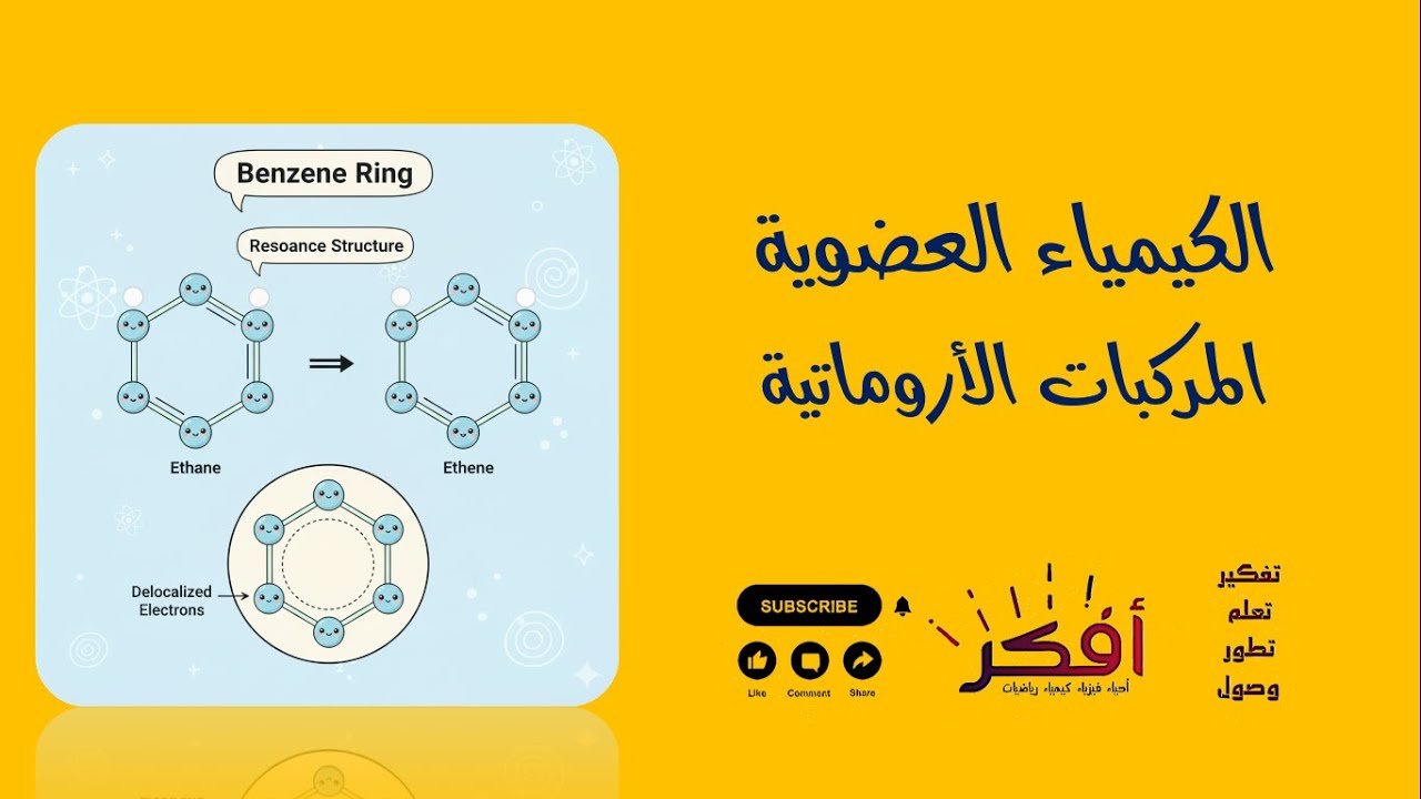 الهيدروكربونات الأروماتية - البنزين العطري - الكيمياء العضوية - ثالث ثانوي