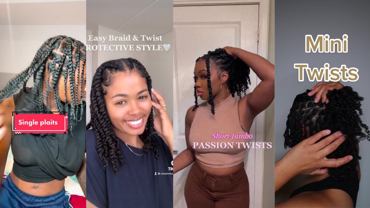 Best protective hairstyles for black women : Hair growth