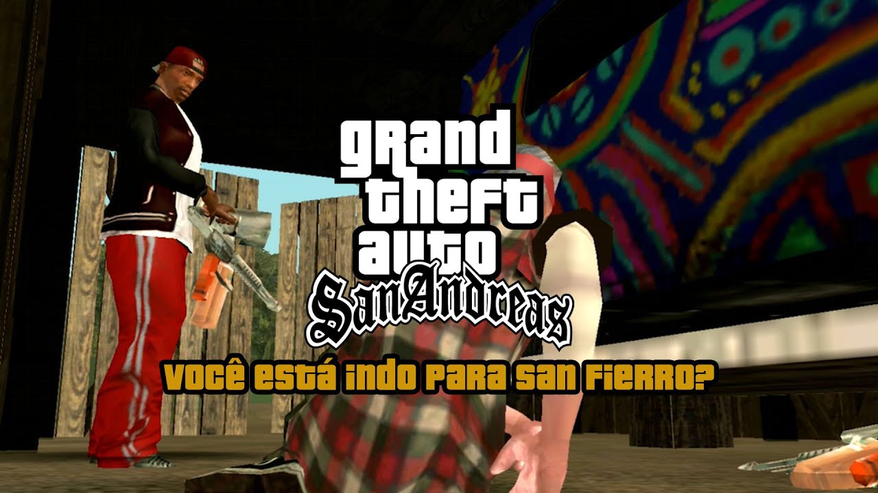 GTA San Andreas Android: Gameplay 100% - Missão 36 | Você Está Indo Para San Fierro? - No Gamepad