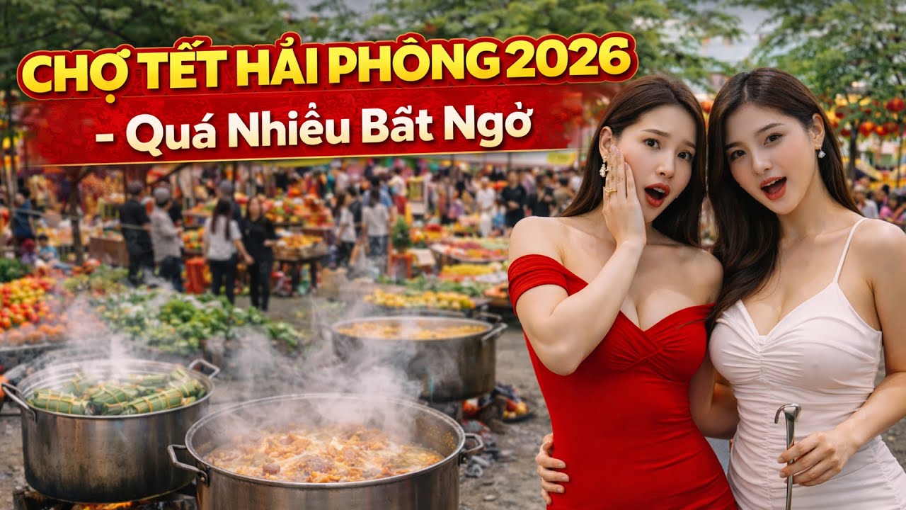 Chợ Tết 2026 Ở Hải Phòng Và Thứ Bán Nhiều Nhất Khiến Tôi Bất Ngờ