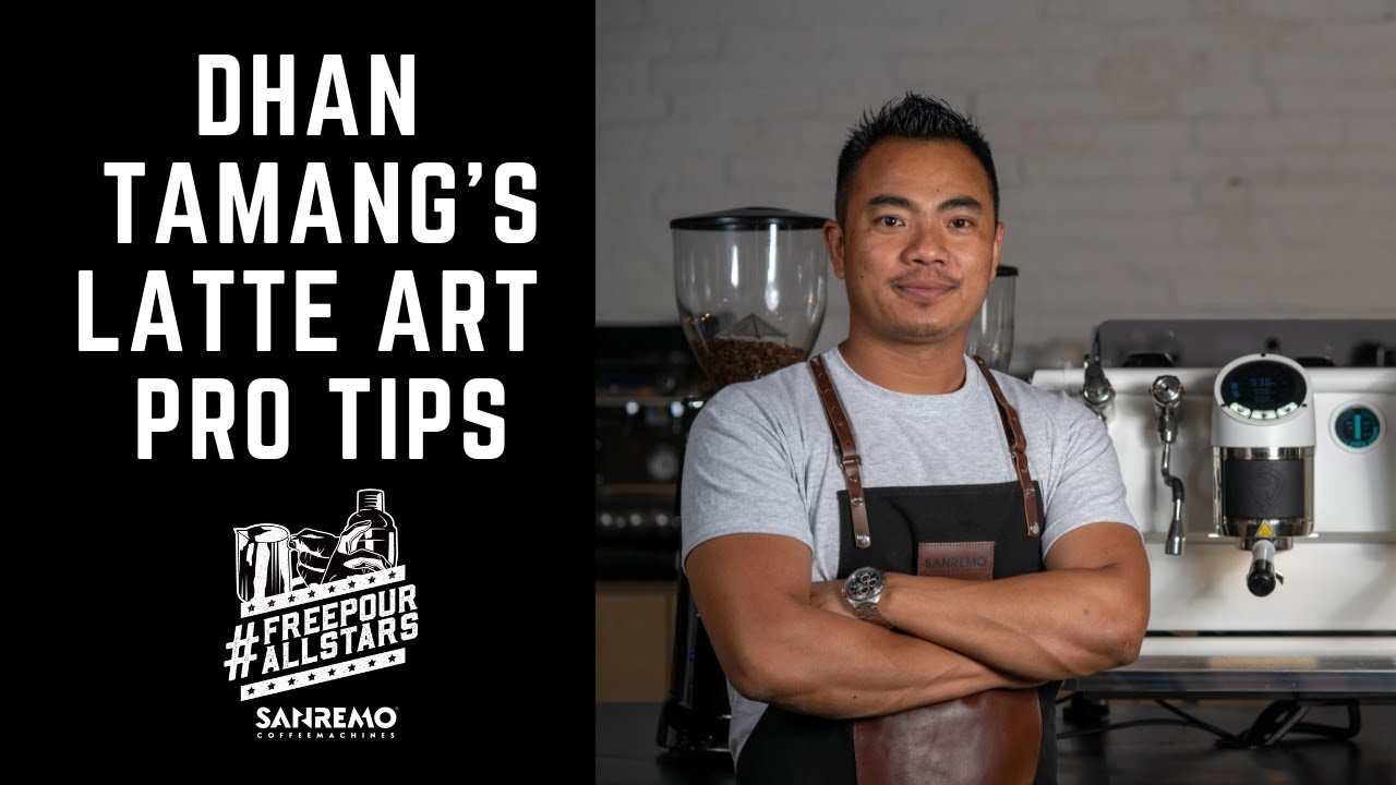 Pour Beautiful Latte Art with Champion Barista Dhan Tamang (2018) #FREEPOURALLSTARS