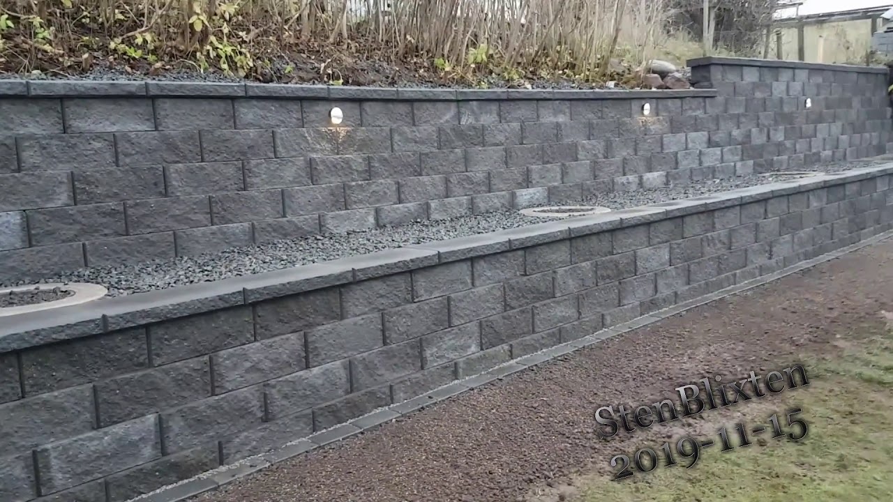 ✅St&ouml;dmur,benders megastone 400x220x150 mm Grafit