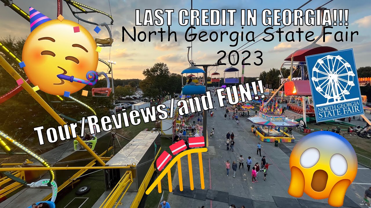 (4K) LAST CREDIT IN GEORGIA!-North Georgia State Fair Vlog (2023) Tour/Reviews/Fun!