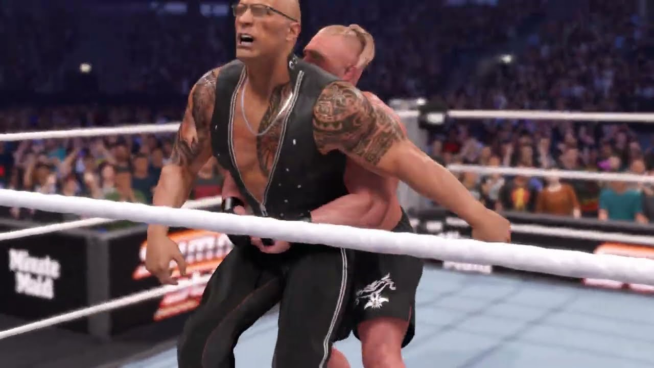 BROCK LESNAR VS THE ROCK WWE FULL MATCH ON SUMMERSLAM 2026