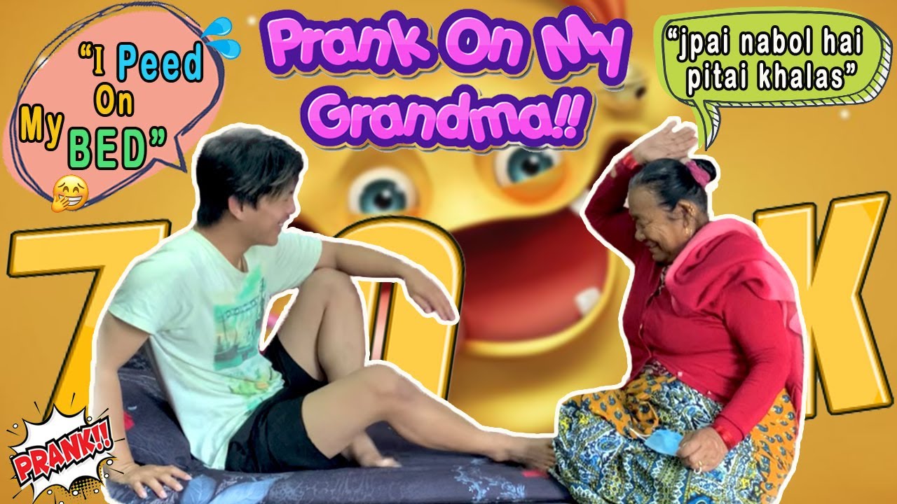 I PEED ON MY BED!! 🤯 *PRANK ON MY GRANDMA* 😉 || MOTHERS DAY SPECIAL, 70K SUBS 🤩🥳 || Abishek Gurung