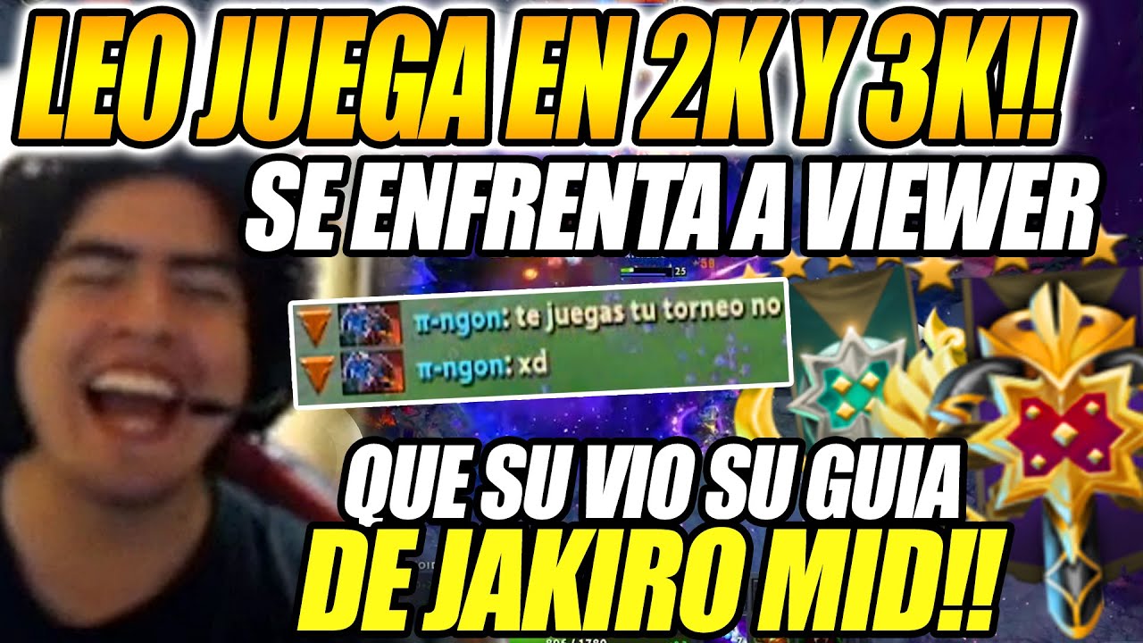 😱EPICO SHOW!!😱 LEOSTYLE JUEGA EN MEDALLA 2K Y SE ENFRENTA A SU VIEWER, TE JUEGAS TU MUNDIAL😱 DOTA 2