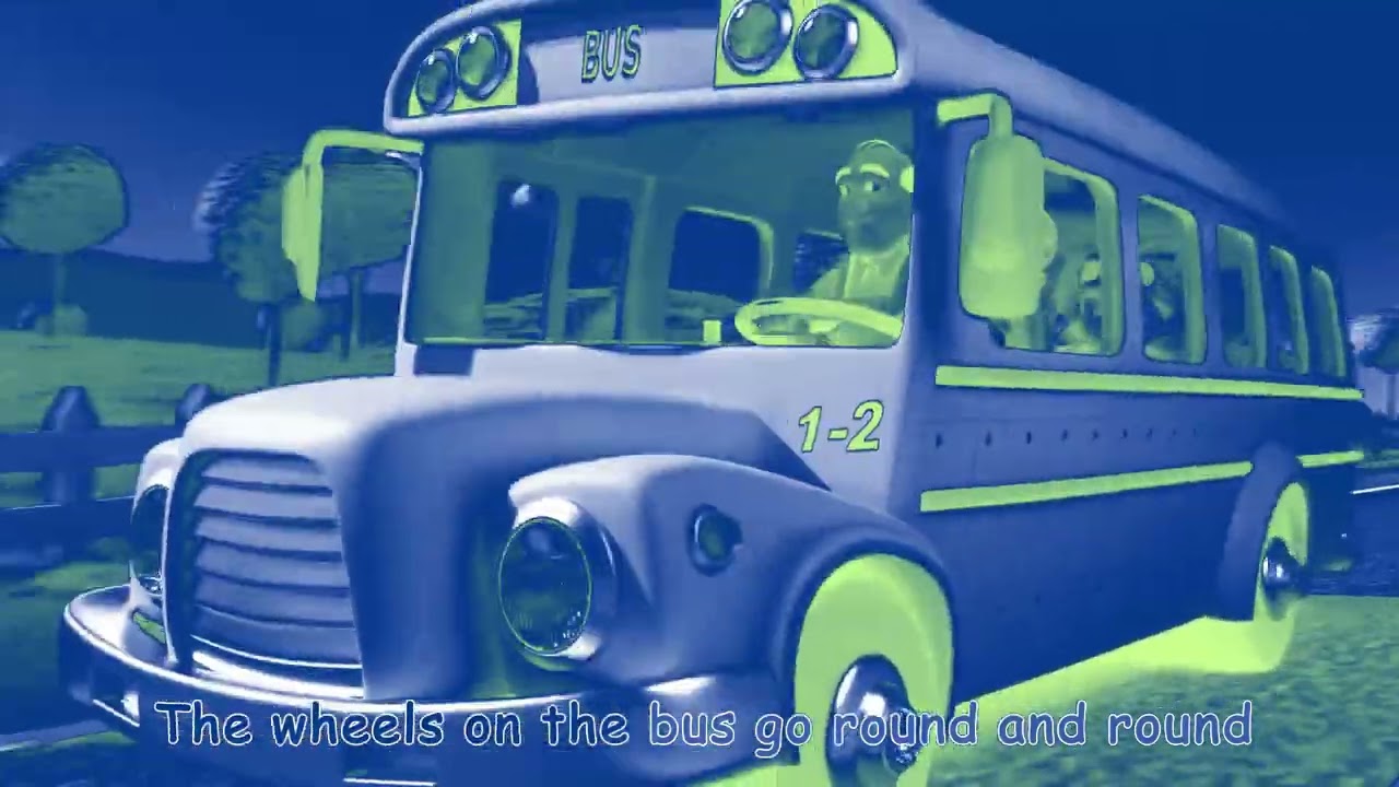 Wheels on the bus go round and round cool after effects | most viewed on youtube episode 1 cocomelon