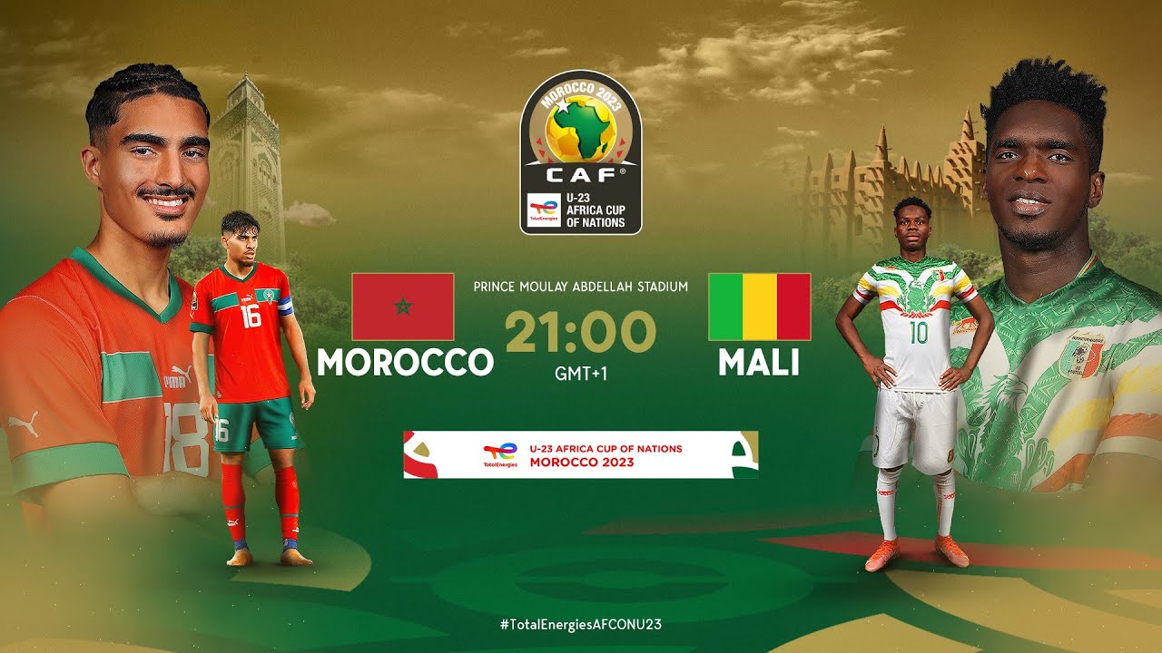 Morocco VS. Mali - TotalEnergies AFCONU23 2023 - Semi-Finals