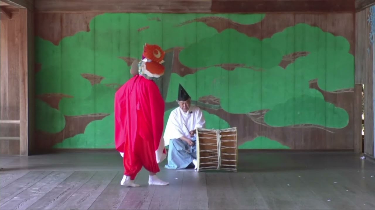 第４回とめ伝承芸能まつり【法印神楽解説】「宮静」