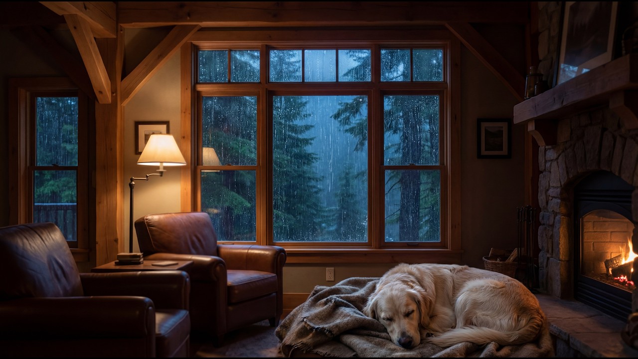 Rainy Night Sleep Series | Calm Lullaby & Rain Sounds