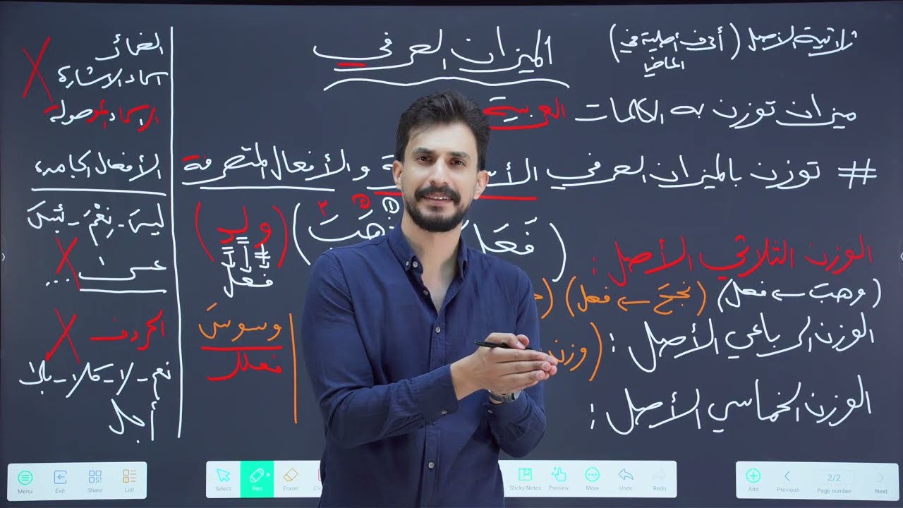 الميزان الصرفي |الثاني المتوسط | تصوير جديد | لدفعة 2026 | الأستاذ غيث العتابي| طريق_الإعفاء