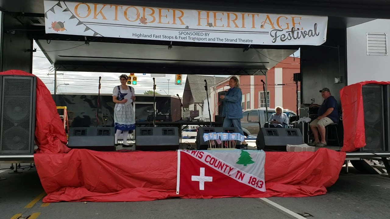 Opening Ceremony Oktober Heritage Festival 2019 Hohenwald, TN