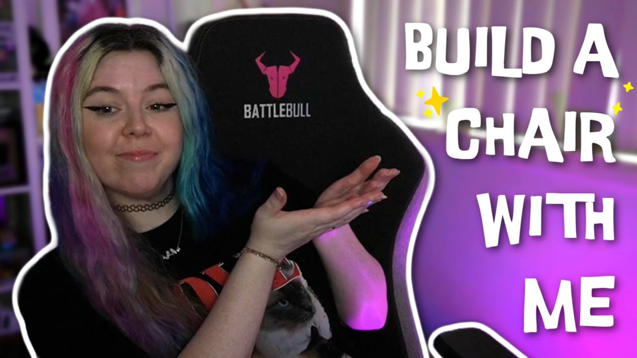 Build my new BattleBull gaming chair with me! (Vaporweave 2)