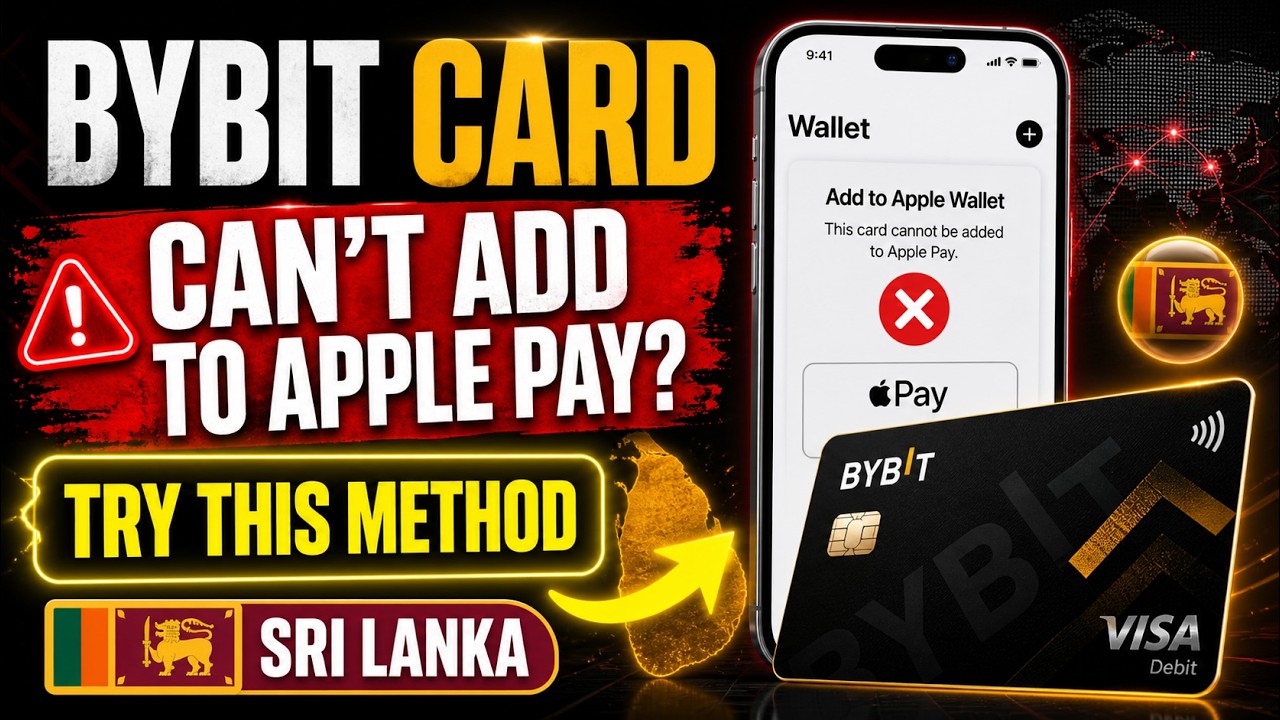 HOW TO ADD BYBIT CARD TO APPLE PAY (APPLE WALLET) IN SRI LANKA