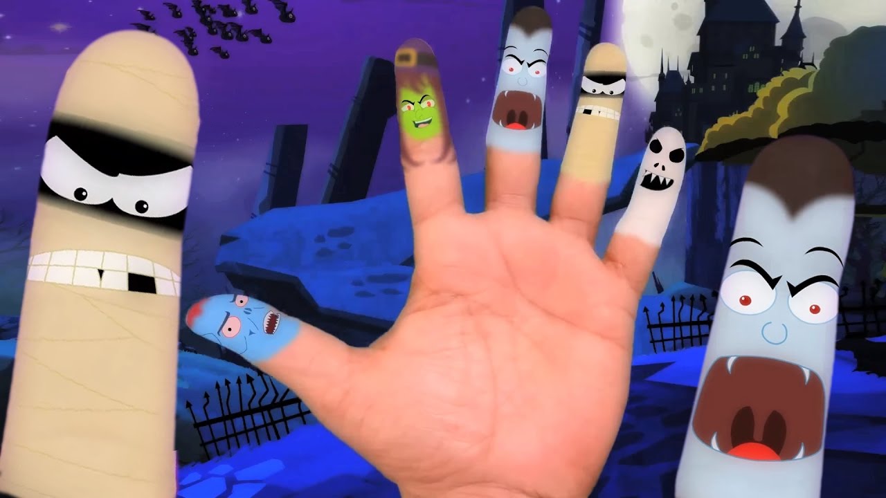 палец семьи | страшновато песня | дети рифмовать | Scary Finger Family | Scary Nursery Rhymes