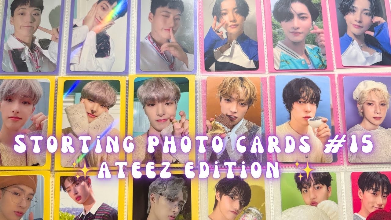 Storing Photocards #15 ✨Ateez edition ✨